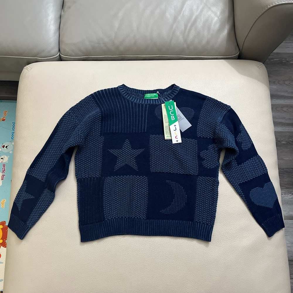 NWT - United Colors of Benetton x JCC+ Kids’ Sweater - Size 7-8 Years Old